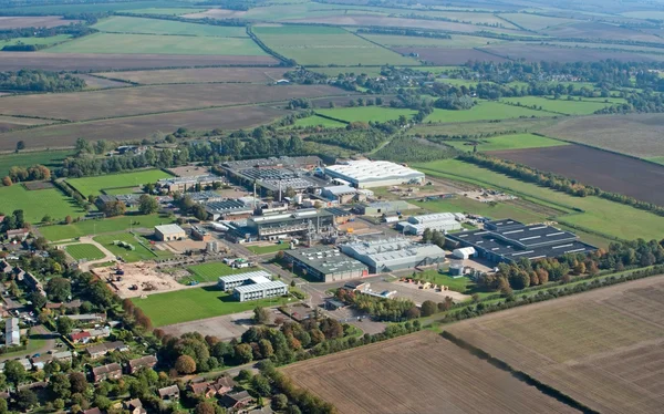 Duxford village industrial zone — Stock Photo, Image