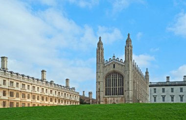 King's College and chapel, Cambridge, UK clipart