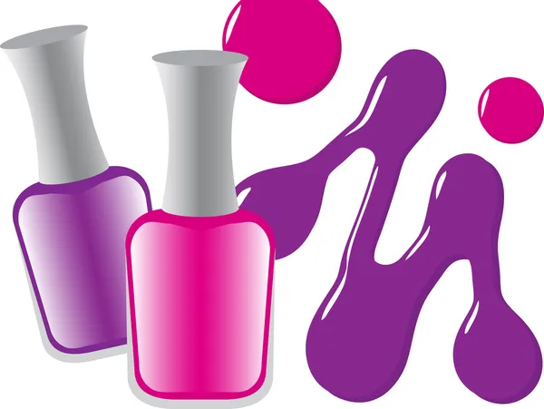 Esmalte de uñas — Vector de stock