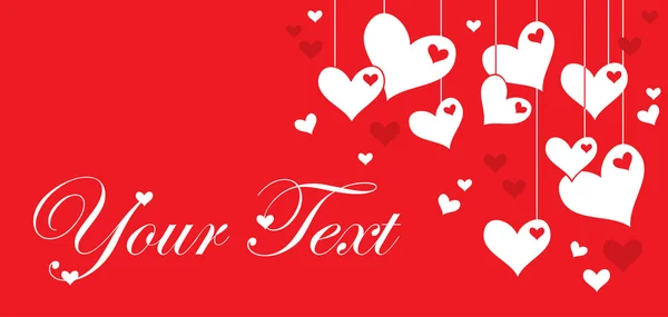 Carte Postale Saint Valentin — Image vectorielle