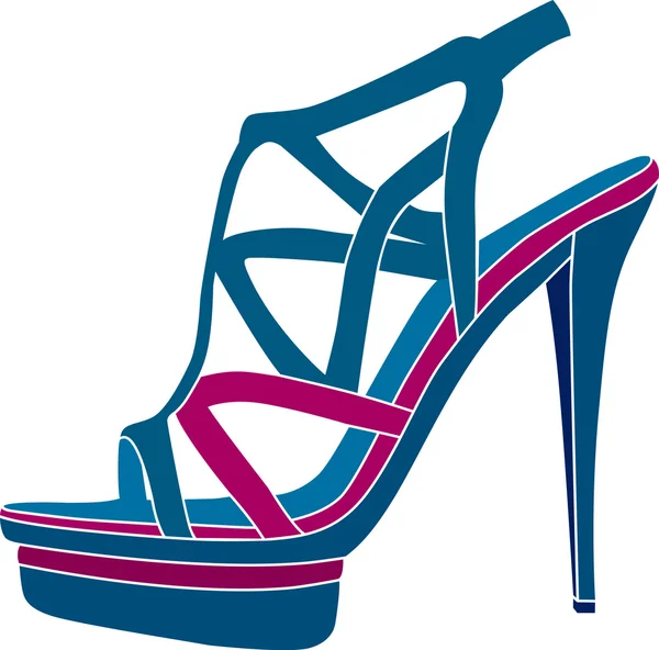 Moda şık Ayakkabı — Stok Vektör