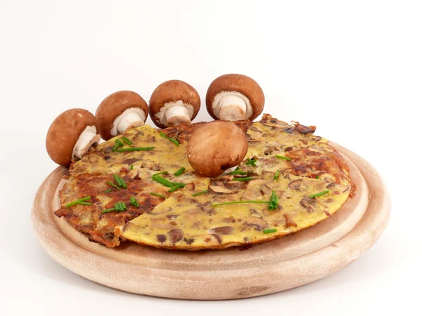Omelette con funghi — Foto Stock