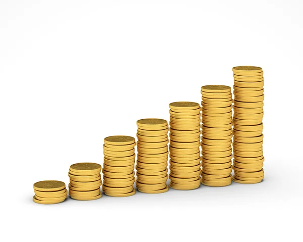 Money Graph — Stock Photo, Image