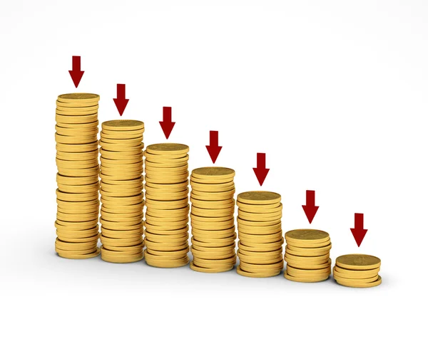 Money Graph — Stock Photo, Image