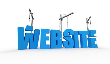 Building your website clipart