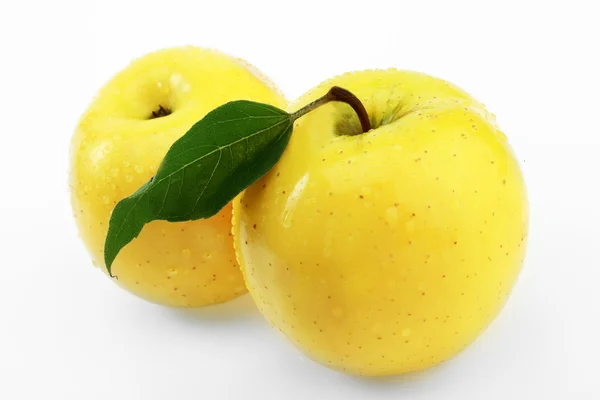 Жёлтые яблоки — Stok fotoğraf