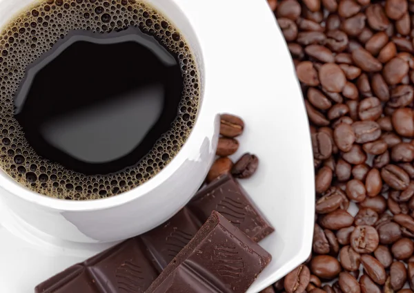 Чёрный кофе — стоковое фото