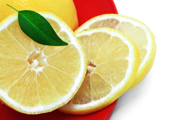 Крупним планом свіжого лимона . — стокове фото