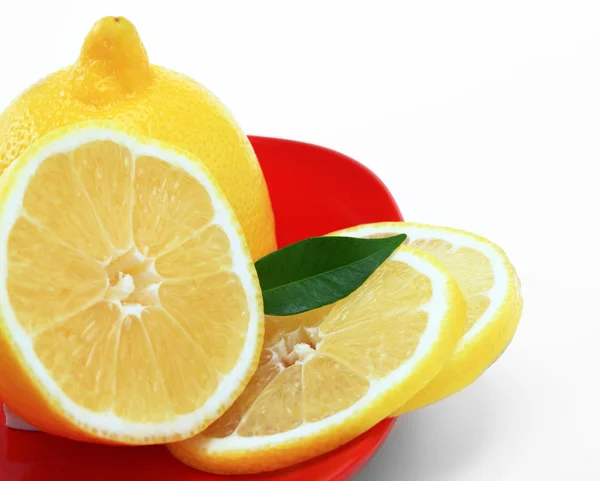 신선한 레몬 근접 촬영. — 스톡 사진