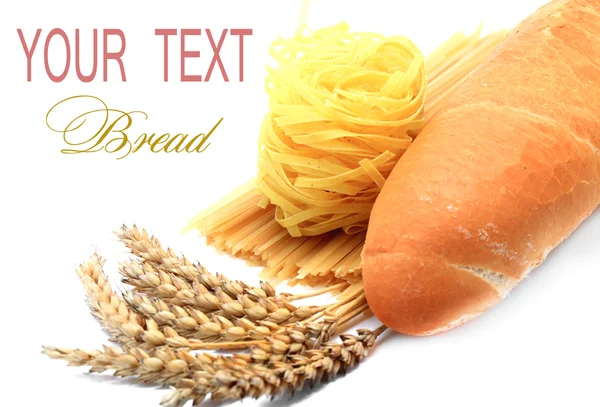 Ekmek ve tahıllar — Stok fotoğraf