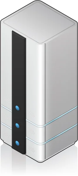 미래의 아이소메트릭 아이콘 컴퓨터 하드웨어 아이콘 설정의 — 스톡 벡터