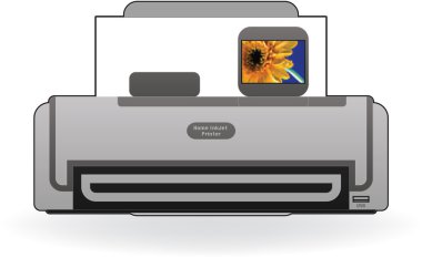 InkJet Printer clipart