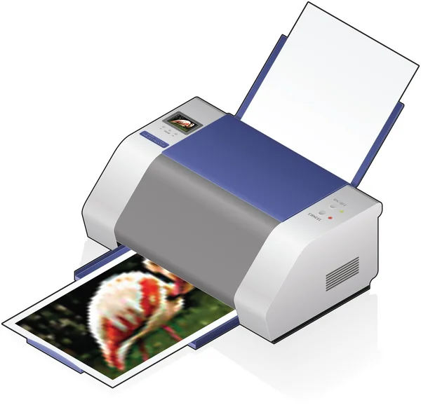 InkJet Printer — Stock Vector