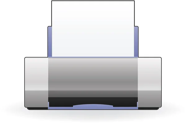 Tintasugaras nyomtató — Stock Vector