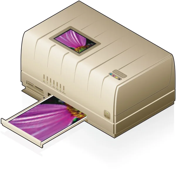 Impresora de inyección de tinta — Archivo Imágenes Vectoriales