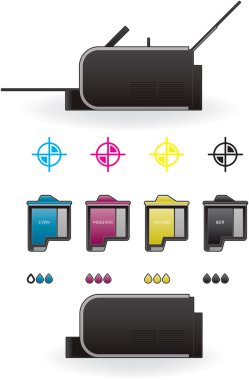 InkJet Printer clipart