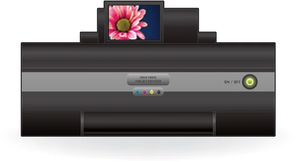 Impresora de inyección de tinta — Vector de stock