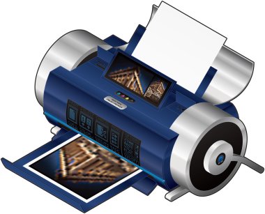 InkJet Printer clipart