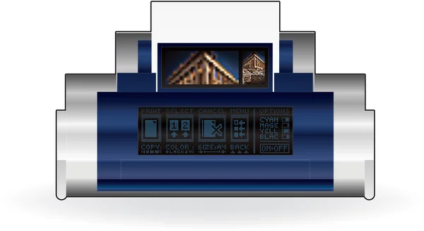 Imprimante jet d'encre — Image vectorielle