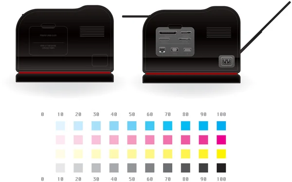 Imprimante LaserJet — Image vectorielle
