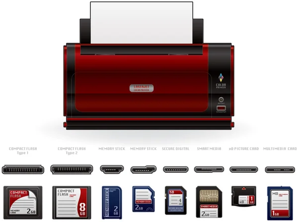 LaserJet-printer — Stockvector