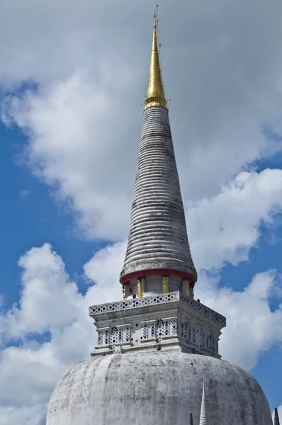Részlet Hatalmas Templom Komplexum Wat Phra Mahathat Nakhon Thammarat — Stock Fotó