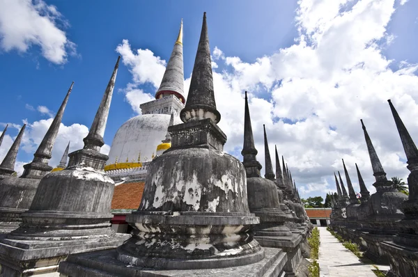 stock image Detail of the huge temple complex Wat Phra Mahathat in Nakhon Si Thammarat