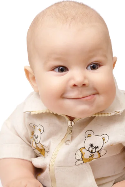 Портрет любопытного малыша — стоковое фото