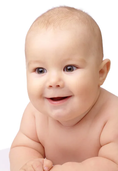 Portraitaufnahme eines neugierigen Kleinkindes — Stockfoto