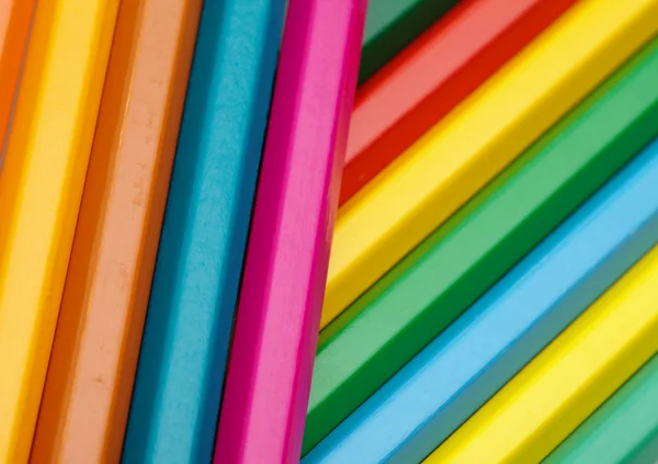 Cor lápis de cor fundo — Fotografia de Stock