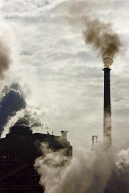 Industrial polution clipart