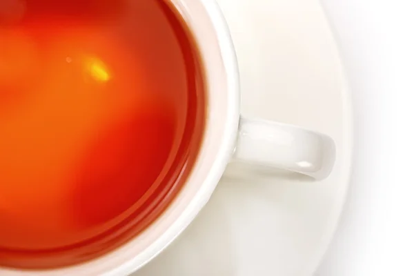 Primo piano del tè nero — Foto Stock