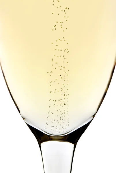 Bubbels in champagne — Stockfoto