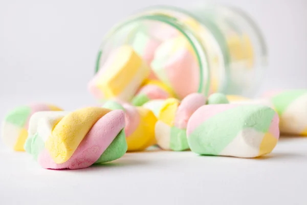 Färgglada marshmallow — Stockfoto