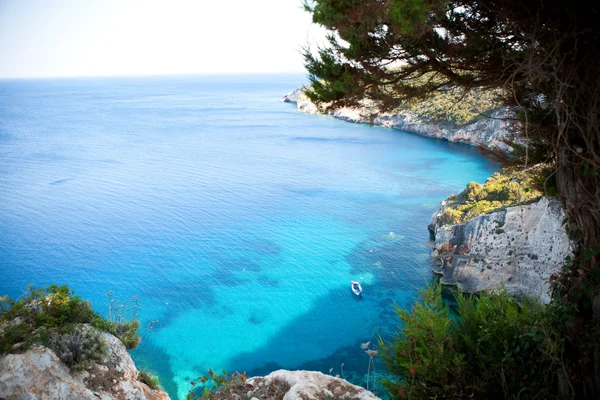Beautiful view of coastline in Zakynthos — Stock Photo, Image
