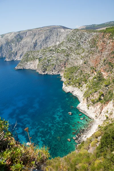 Beautiful view of coastline in Zakynthos — Stock Photo, Image