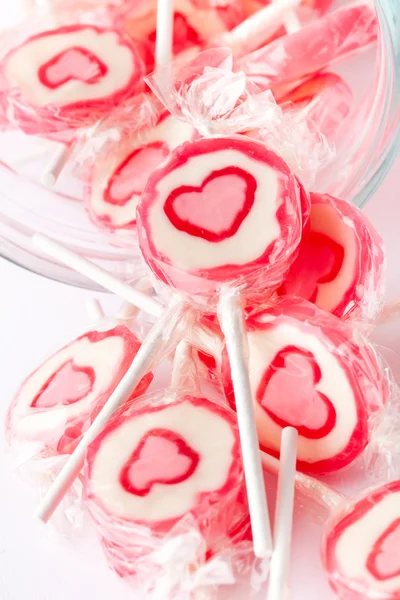 Pink lollipops — Stock Photo, Image
