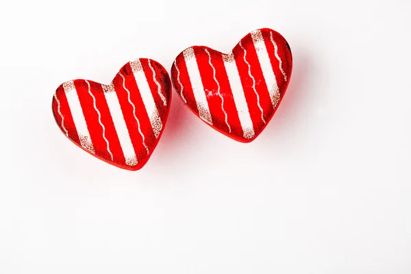 Red Valentine hearts — Stock Photo, Image