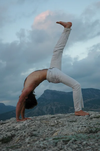 Hatha yoga — Stok fotoğraf