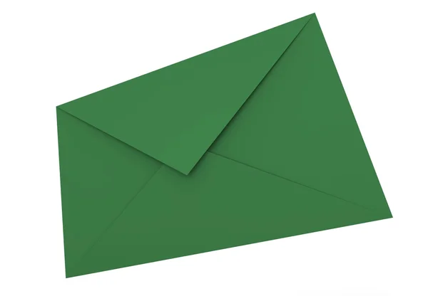 Zielone koperty — Zdjęcie stockowe