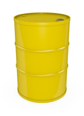 Yellow oil drum clipart