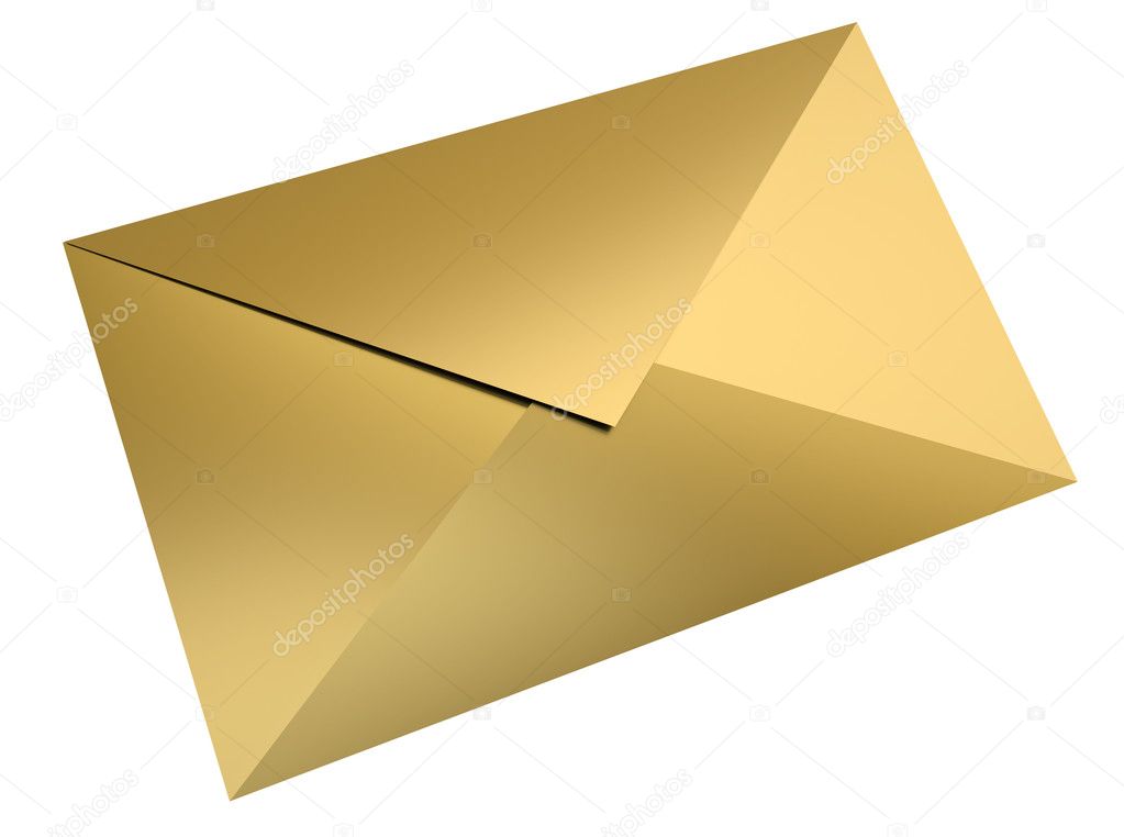 Gold envelope