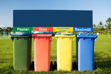 Recycling Bin Trash Garbage clipart