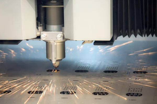 Laser cutting maskinteknik — Stockfoto