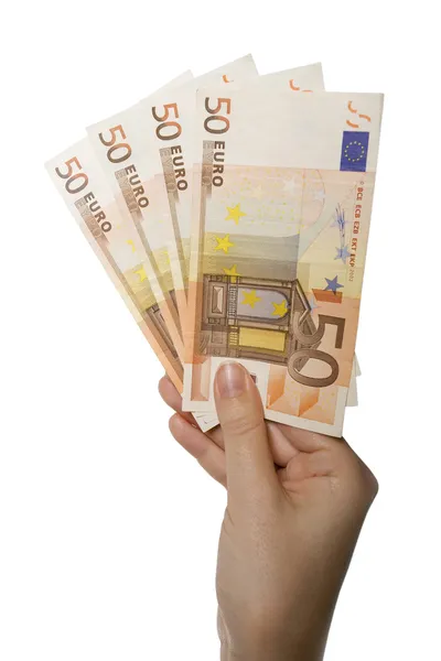Χρήματα γραμμάτια ευρώ — Φωτογραφία Αρχείου