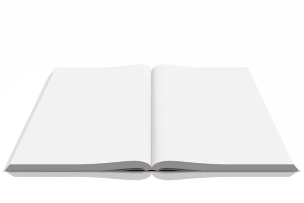 Boş boş 3d kapak kitap — Stok fotoğraf