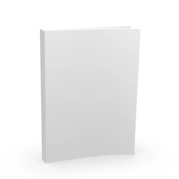 Copertina vuota vuota del libro 3d — Foto Stock