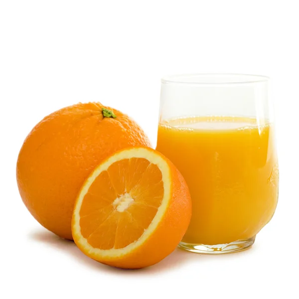 Kaca Tinggi Jus Oranye untuk Sarapan — Stok Foto