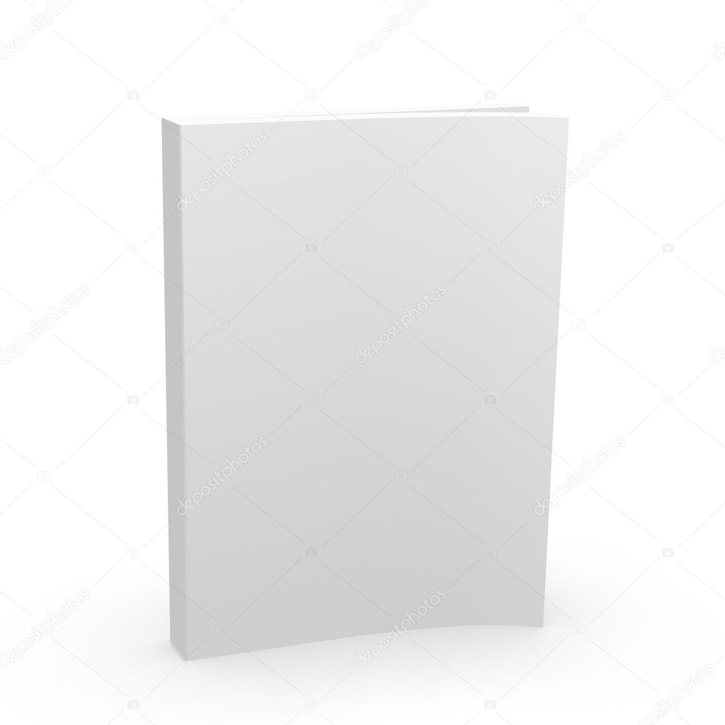 Blank Empty 3d Book Cover
