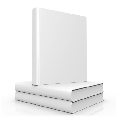 Blank Empty 3d Book Cover clipart